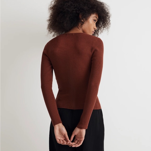 NWT Madewell signature Knit Sweater Top - Picture 3 of 7